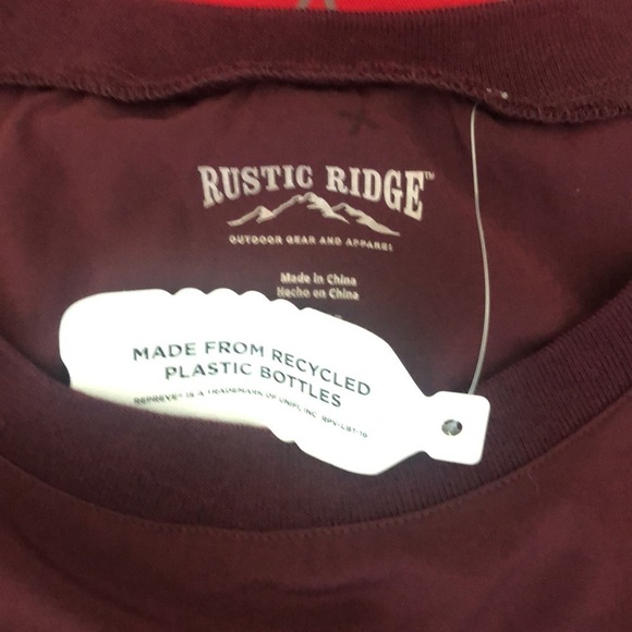 NWT rustic ridge burgundy quick dry dress - Picture 5 of 6